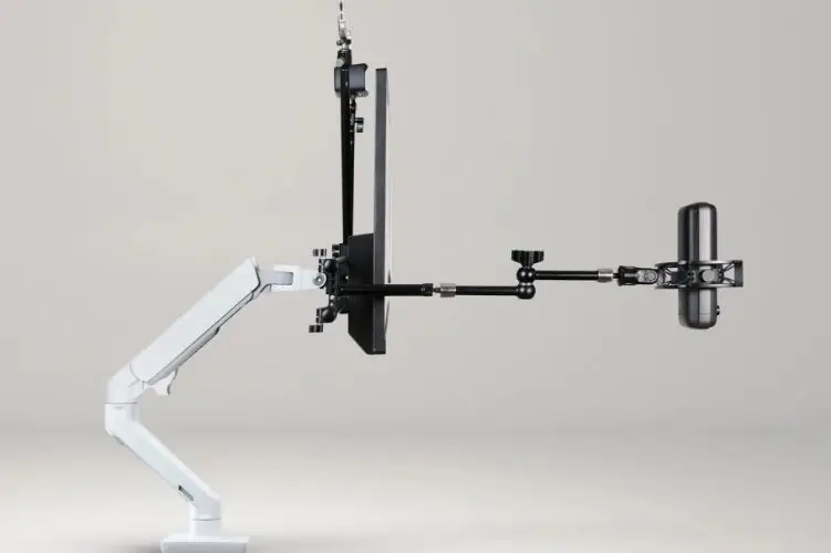 Monoblocc Monitor Rig transforms your workspace with versatile accessory mounting, decluttered space and sustainable design