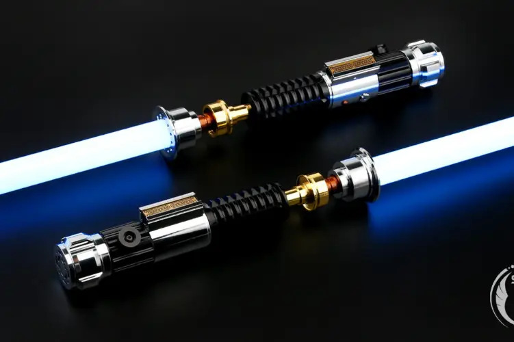 SabersPro Luke LED Lightsaber offers 12 blade colors, immersive sound, and durable design for epic battles.