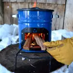 BioLite EcoZoom Dura wood-burning stove for efficient, smokeless cooking.
