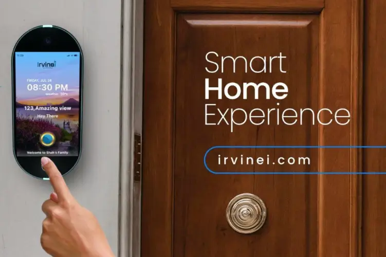 Irvinei Smart Doorbell offers advanced security with social media integration, facial recognition, and seamless home automation.