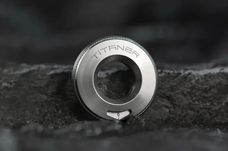 Tiroler futuristic titanium ruler redefines traditional measuring methods.
