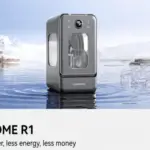 LISSOME R1 smart portable dishwasher cleaning dishes with jet technology.