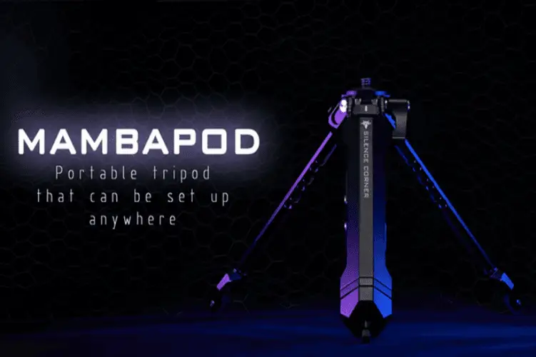 MAMBAPOD Portable Tripod: Ultimate 4-in-1 Compact Tripod with Clamp, Hook, Desktop, and Handheld Modes