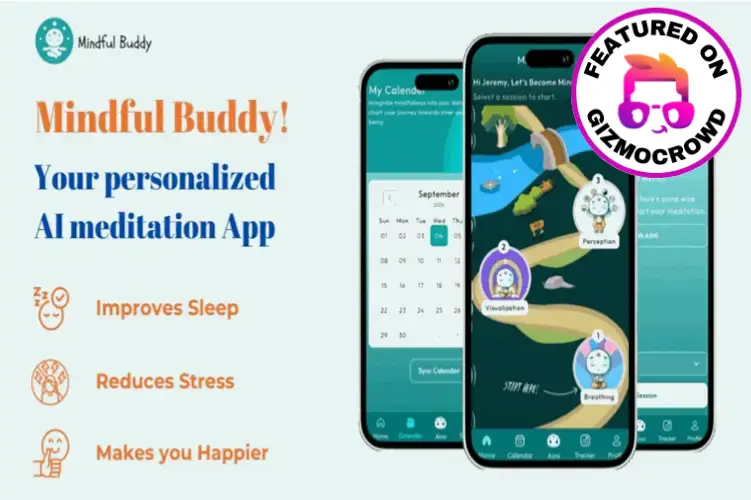 MindfulBuddy AI - Featured on Gizmocrowd
