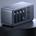 MUITAVY 200W 4-in-1 GaN fast charging box with retractable cables