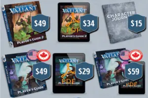 Player’s Guide 2 supplement for 5E and Tales of the Valiant RPG