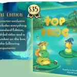 Top Frog card game featuring frog stacking and hats