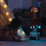 Yonbo AI home robot with emotion detection and personalized interaction